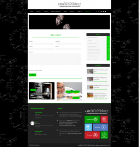 Website Xabier Gutierrez Cocinero | DIGITAL CHILLS Diseño & Marketing Digital