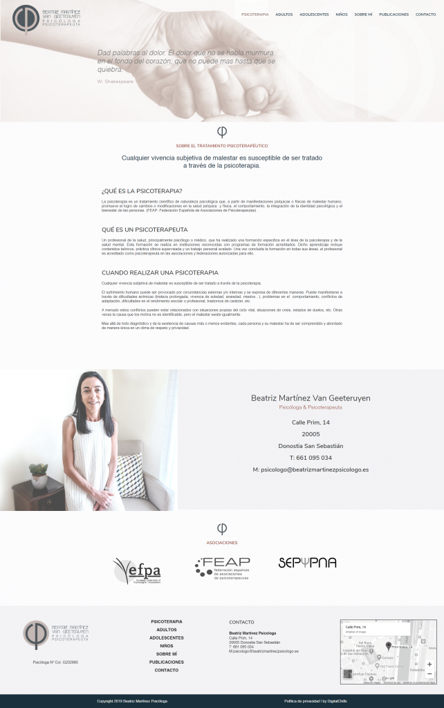 Beatriz Martinez Psicologo | DIGITAL CHILLS Diseño & Marketing Digital